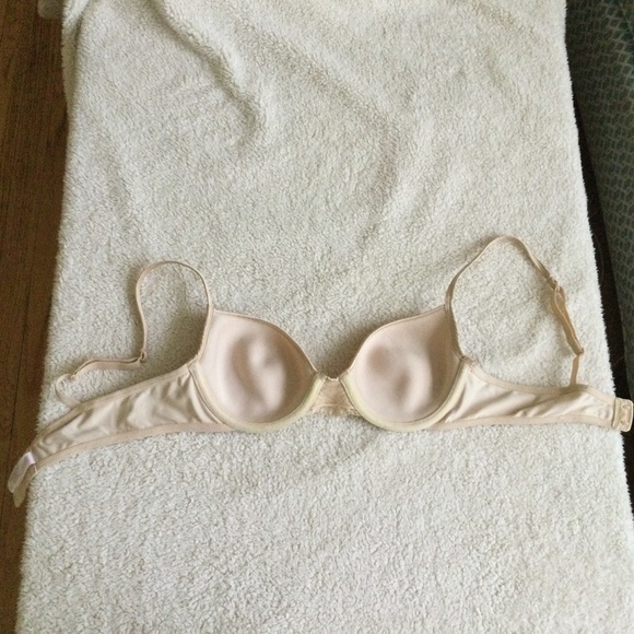 Vintage Victoria's Secret Nude Bra Lightly Padded - Sz 34C - Picture 8 of 15